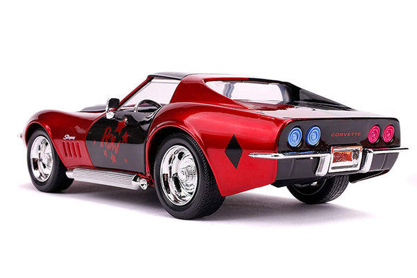 1969 Corvette Stingray W. Harley Quinn Figure 1/24 scale