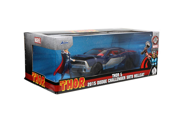 2015 Dodge Challenger SRT Hellcat W. Marvel Thor 1/24 Scale