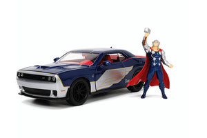 2015 Dodge Challenger SRT Hellcat W. Marvel Thor 1/24 Scale