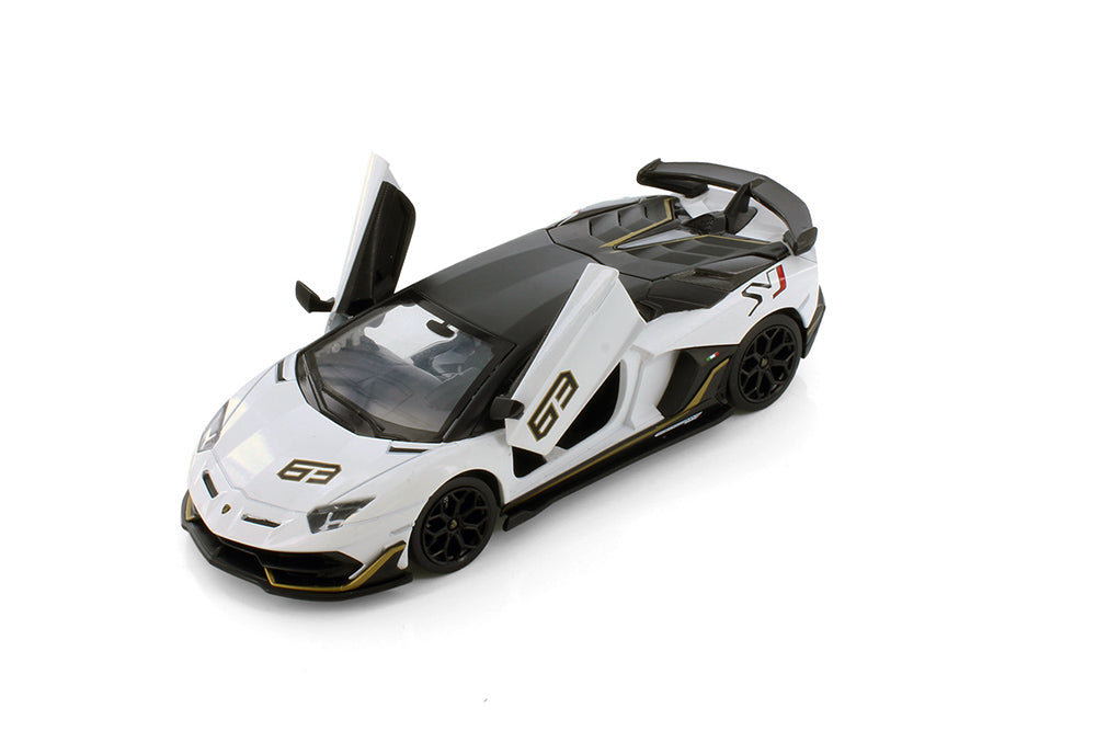 Lamborghini Aventador SVJ White ! 1/24 Scale