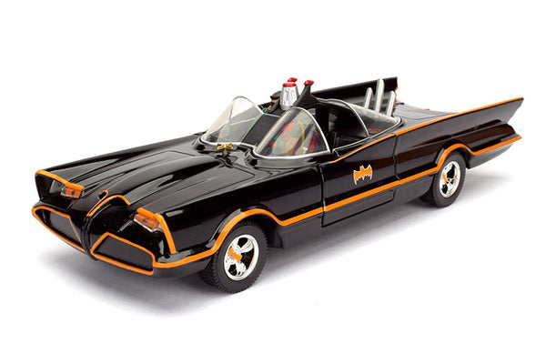 1966 Classic Batmobile W. Batman & Robin 1/24 Diecast!