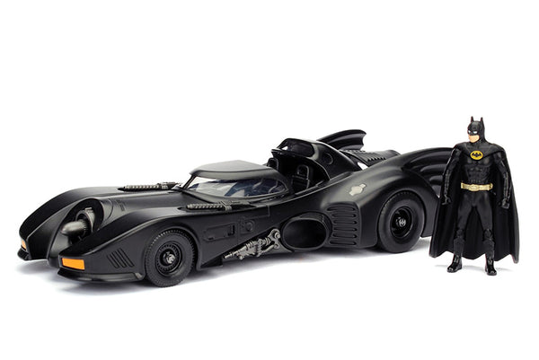 1989 Batmobile W. Batman 1/24 Scale Metal Diecast!