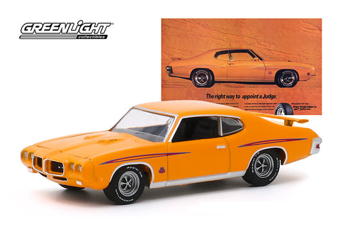 1970 Pontiac GTO (THE JUDGE) Limited Edition Orange. 1/64 Diecast