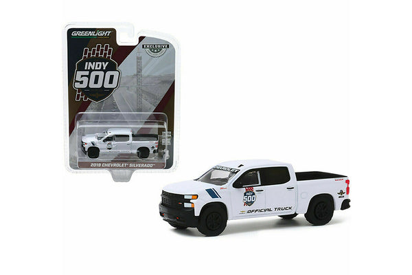 2019 Chevrolet Silverado white 1/64 Diecast