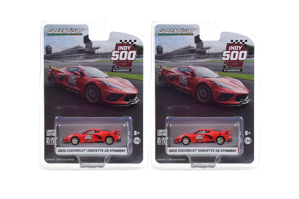 2020 Chevrolet Corvette Red C8 Indy 500 stingray 1/64 Diecast