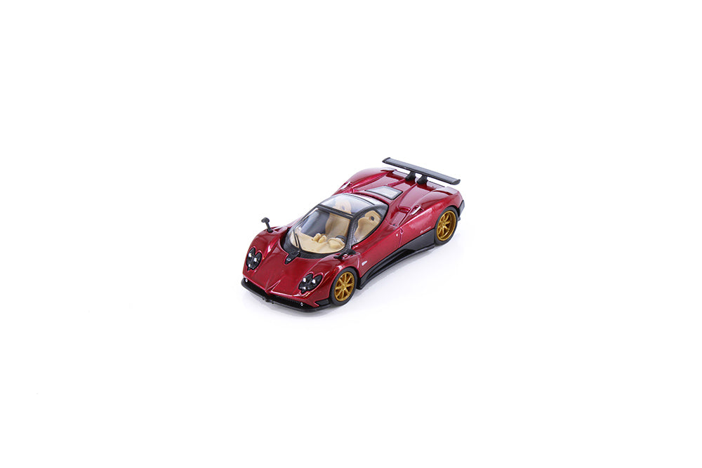 Pagani Zonda F 1/64 Scale Rosso Dubai 1/64 Diecast #2. W. Display Case