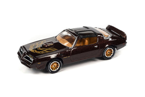 1977 Pontiac Firebird T/A With bird on hood. 1/64 Diecast