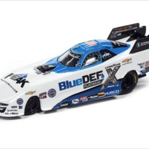 John Force 2021 Blue Def Camaro Platinum Funny Car 1/64 Diecast