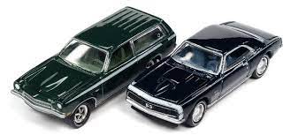 2 Pack 1967 Camaro & 1972 Vega Stinger Wagon 1/64 Diecast